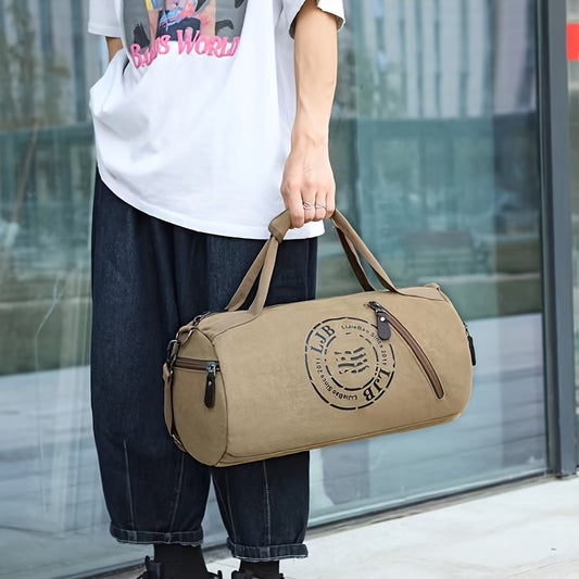 Wear-resistant Canvas Messenger Bag for Men, Travel Shoulder Bag